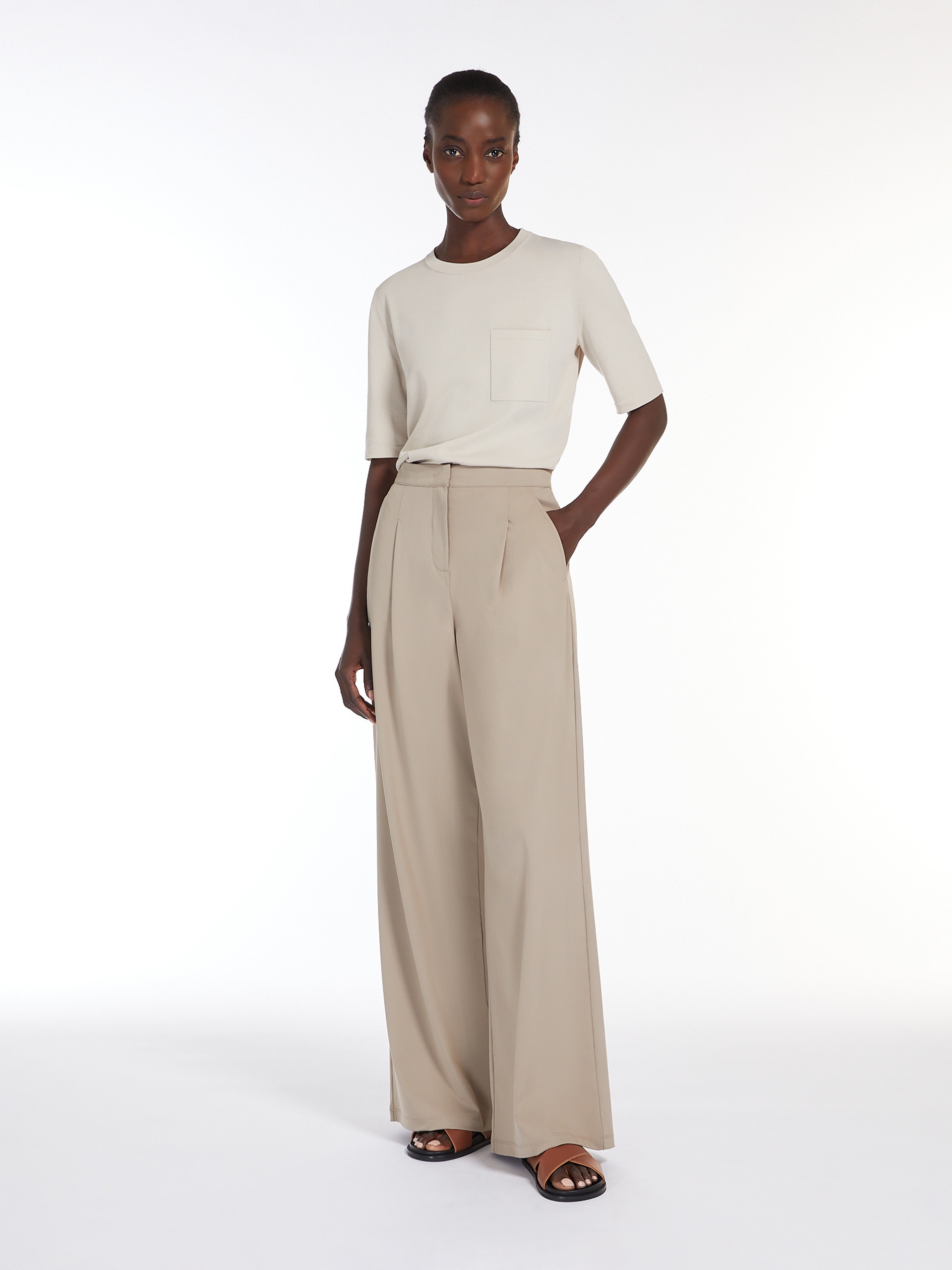 TAHITI Crêpe viscose yarn T-shirt - 2