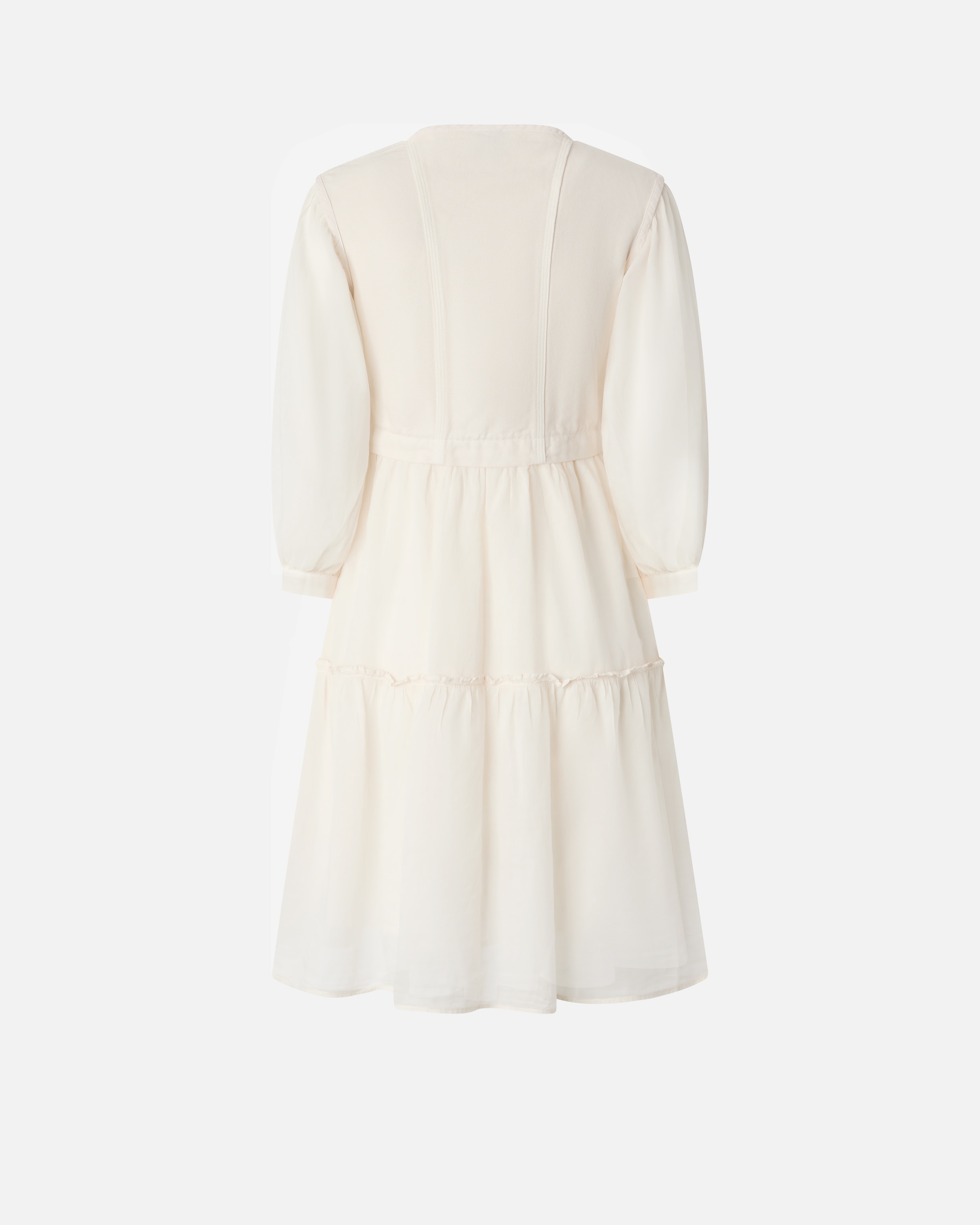 TWO-PIECE-EFFECT MINI DRESS WITH RELAXED-FIT SKIRT - 6