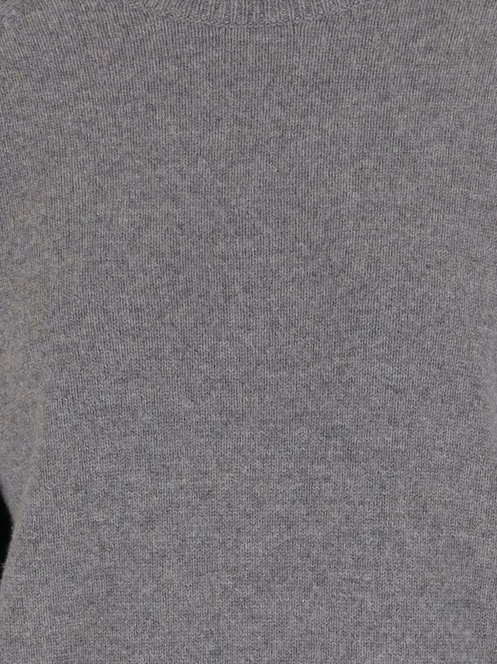 neck-tie cashmere sweater - 3