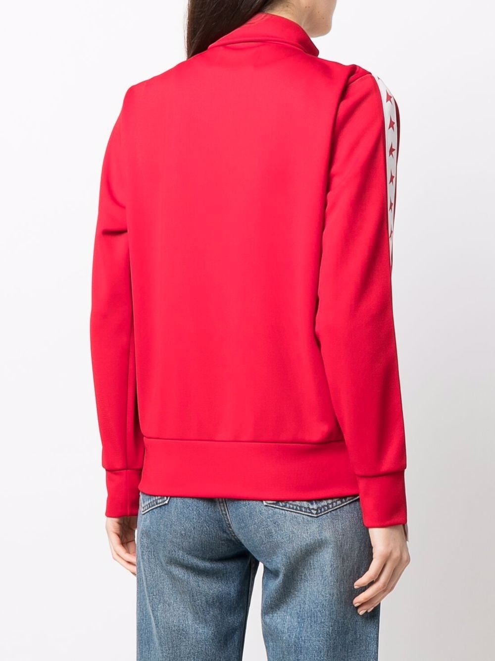 star-print two-tone bomber jacket - 4