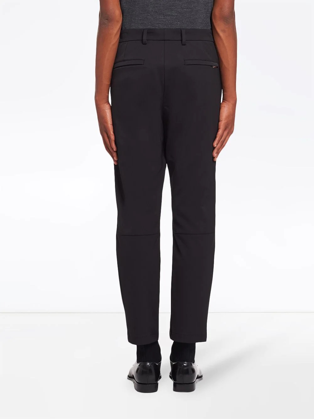 stretch-tricotine trousers - 4