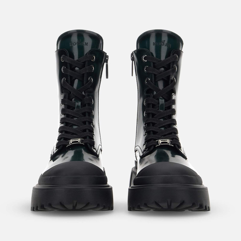 Combat Boots Hogan H619 Green 5