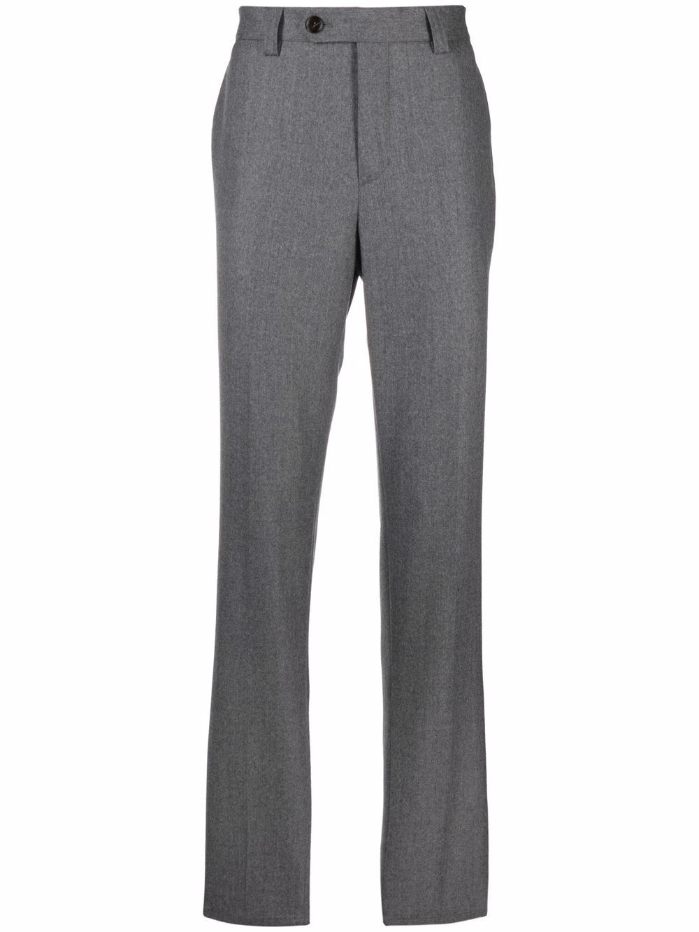 mid-rise slim trousers - 1