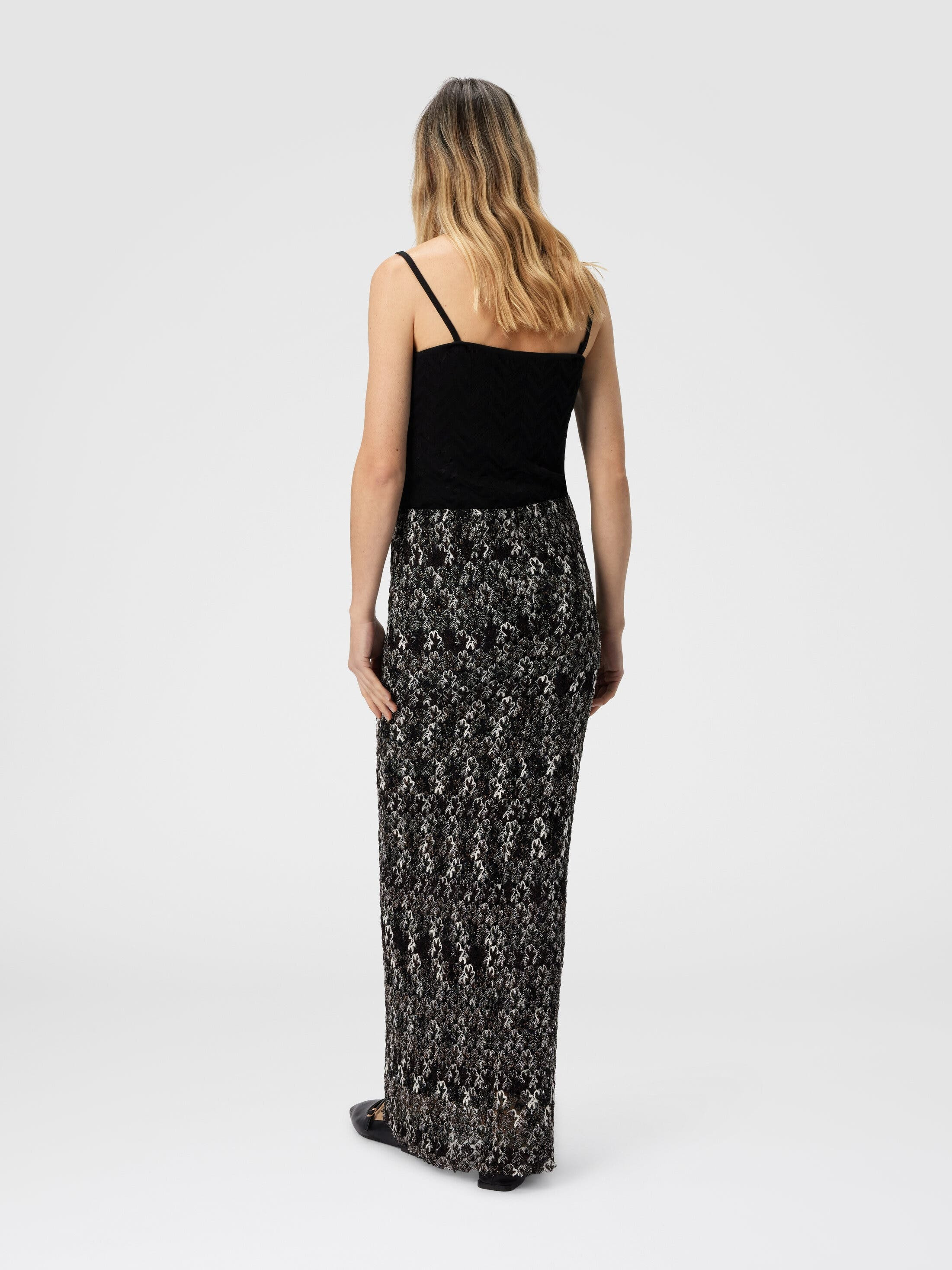 Missoni Long Pencil Skirt In Embroidered Lace in Black & Brown at Nordstrom - 3