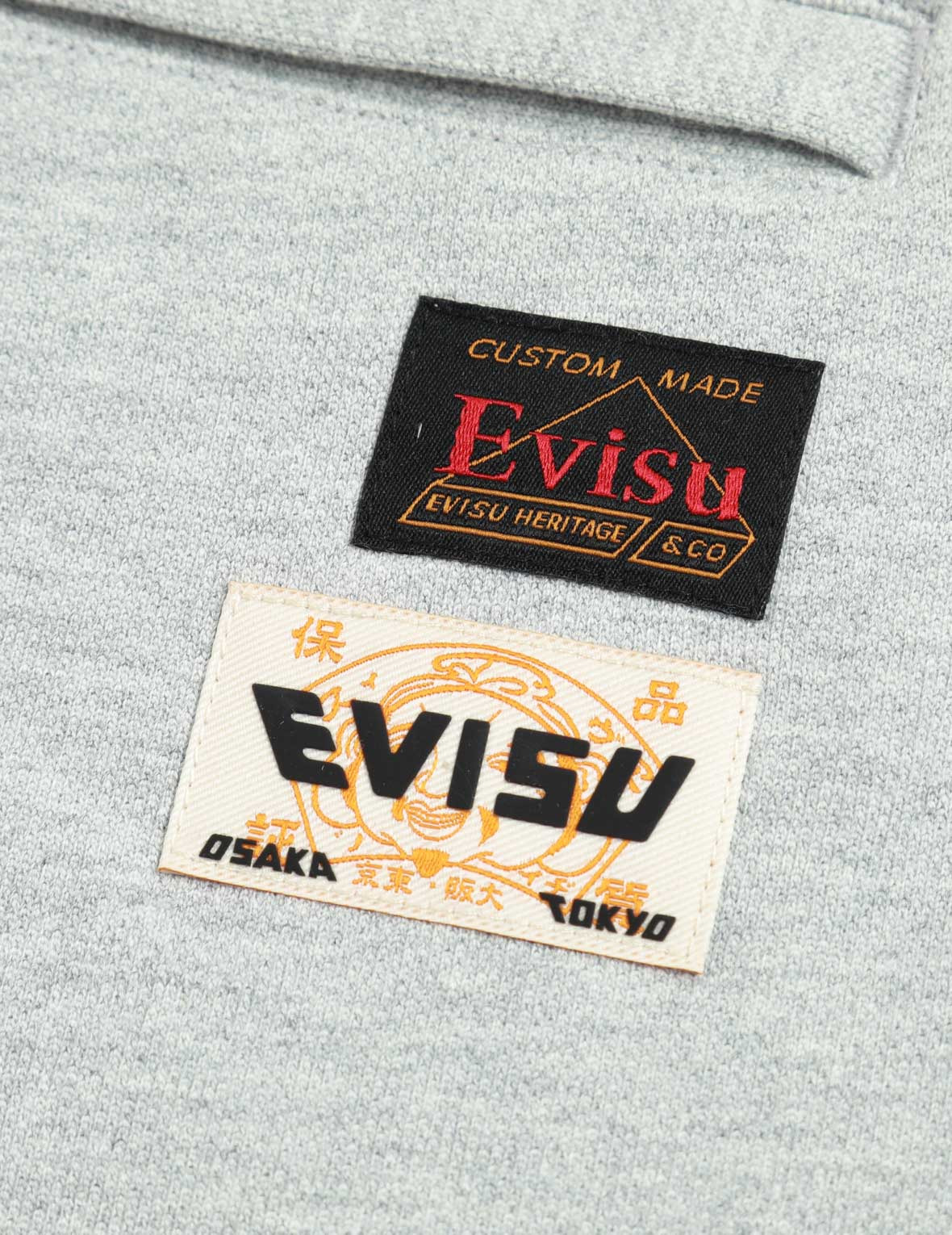 LOGO PRINT AND KAMON EMBROIDERY SWEAT SHORTS - 8