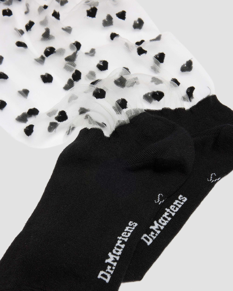 SHORT HEART MESH SOCKS Organic Cotton Blend & Mesh 3