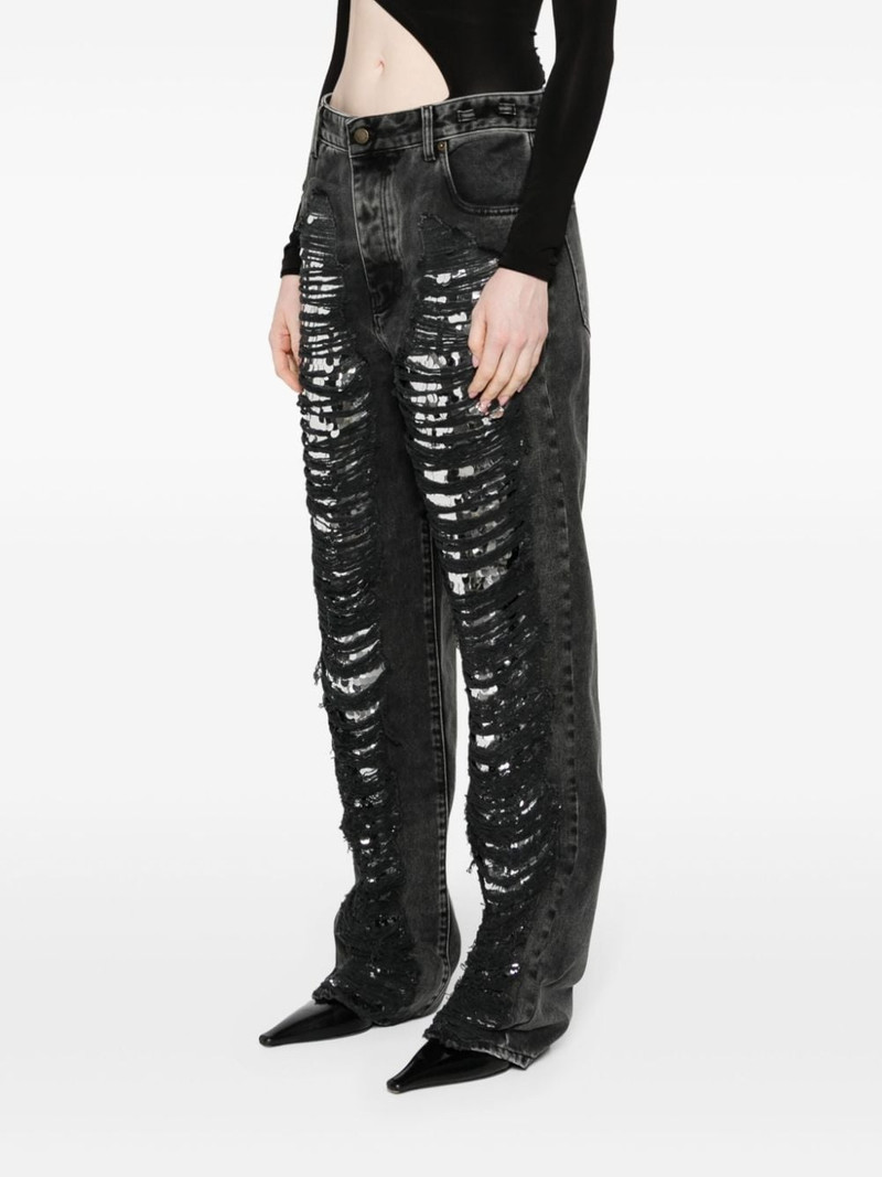 Karen distressed tapered jeans 3