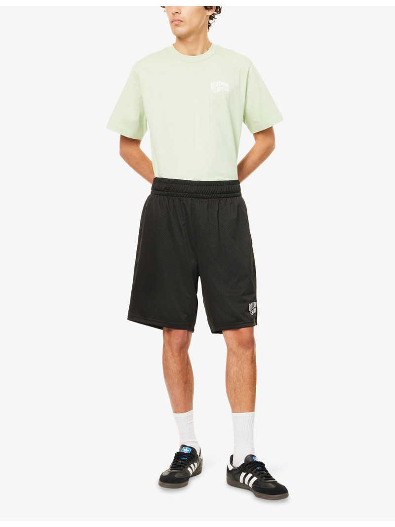 BILLIONAIRE BOYS CLUB Logo-Print Perforated Woven Sweat Shorts outlook