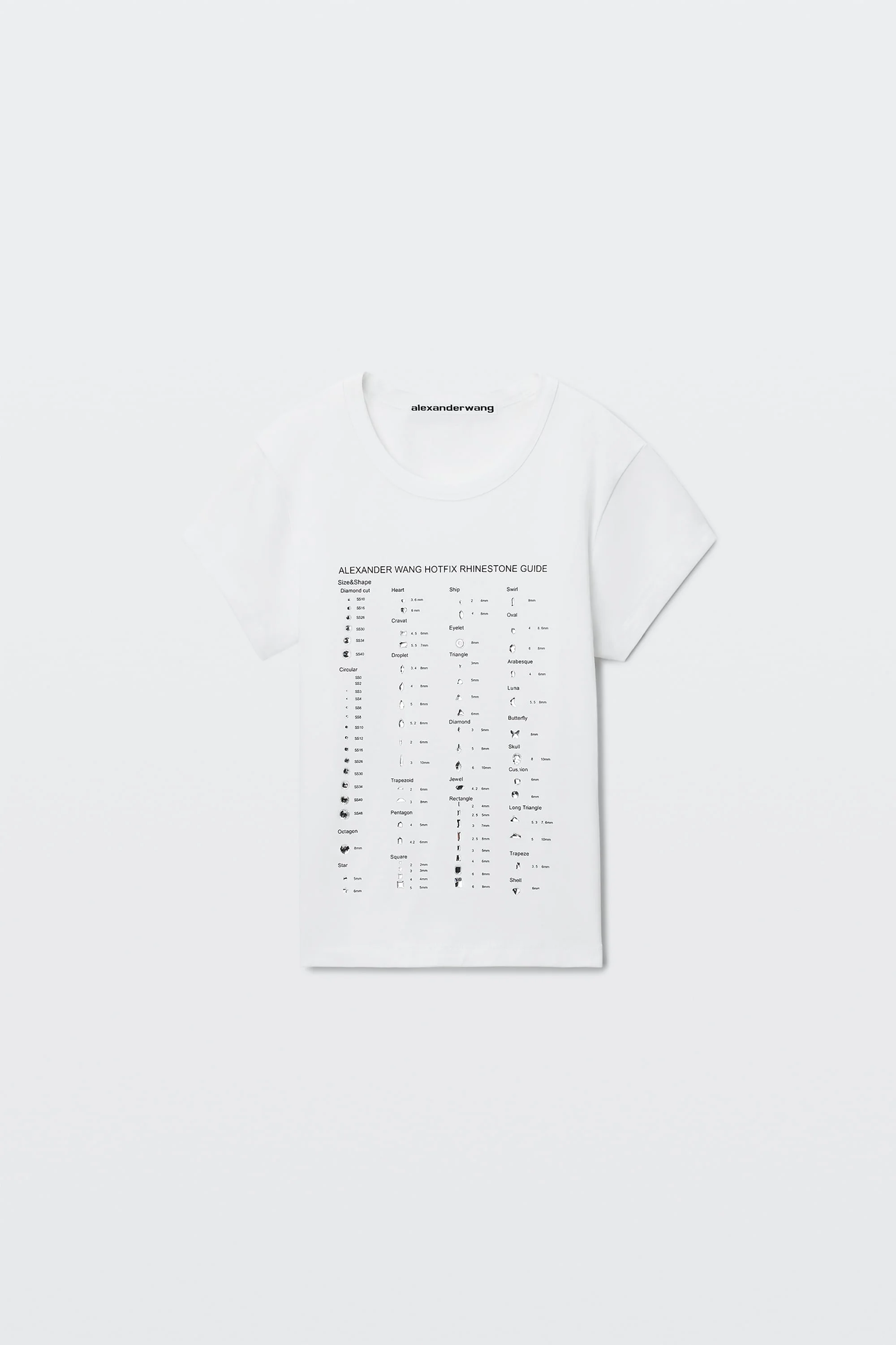 CRYSTAL GRAPHIC FITTED TEE - 1