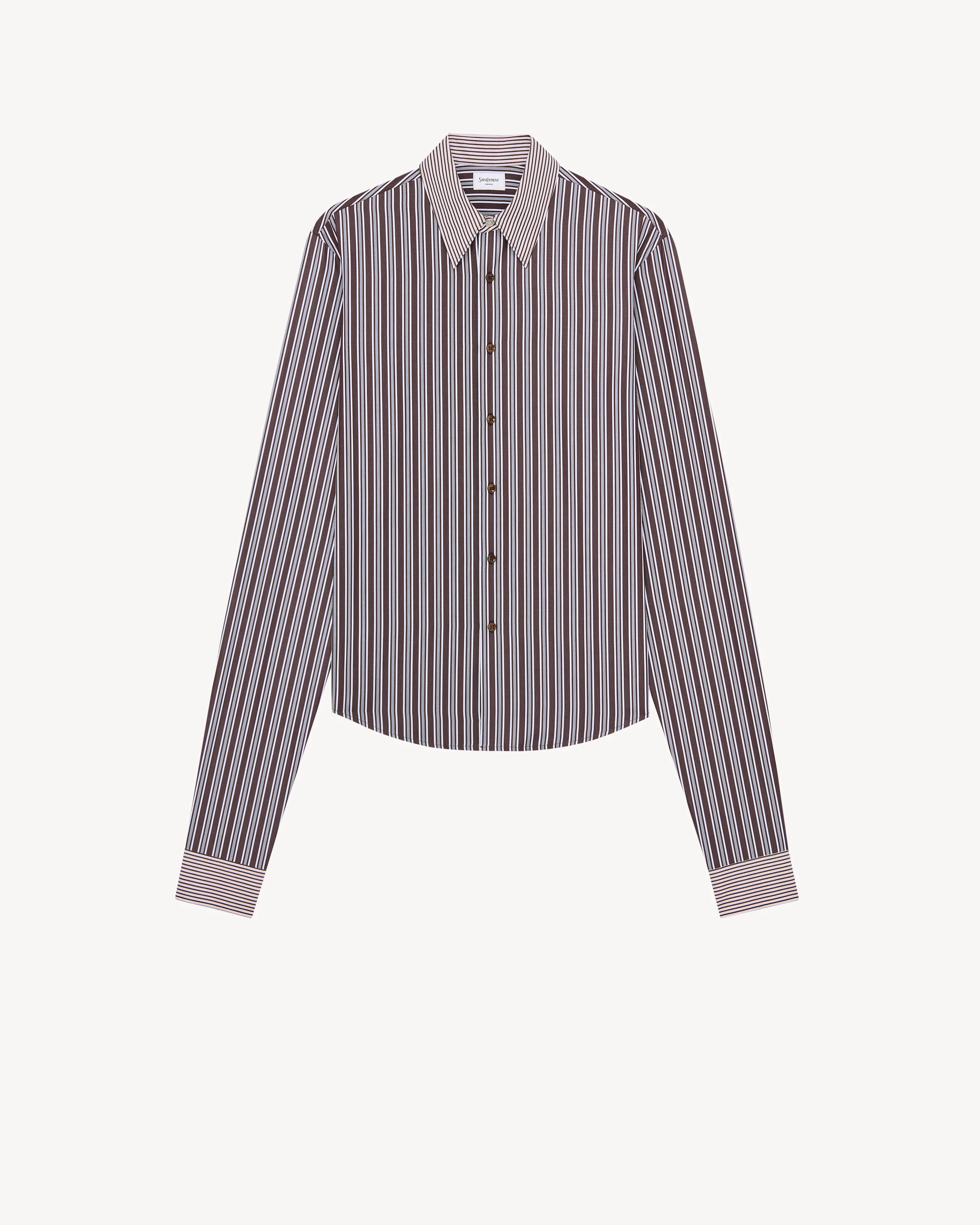 WINCHESTER SHIRT IN STRIPED COTTON POPLIN - 1