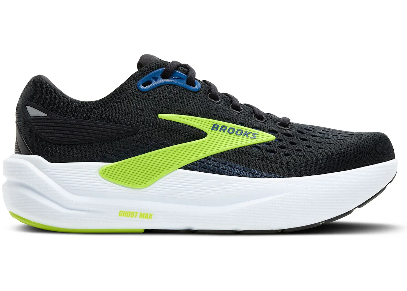 Brooks Ghost Max 3 Black Navy Acid Lime - 1