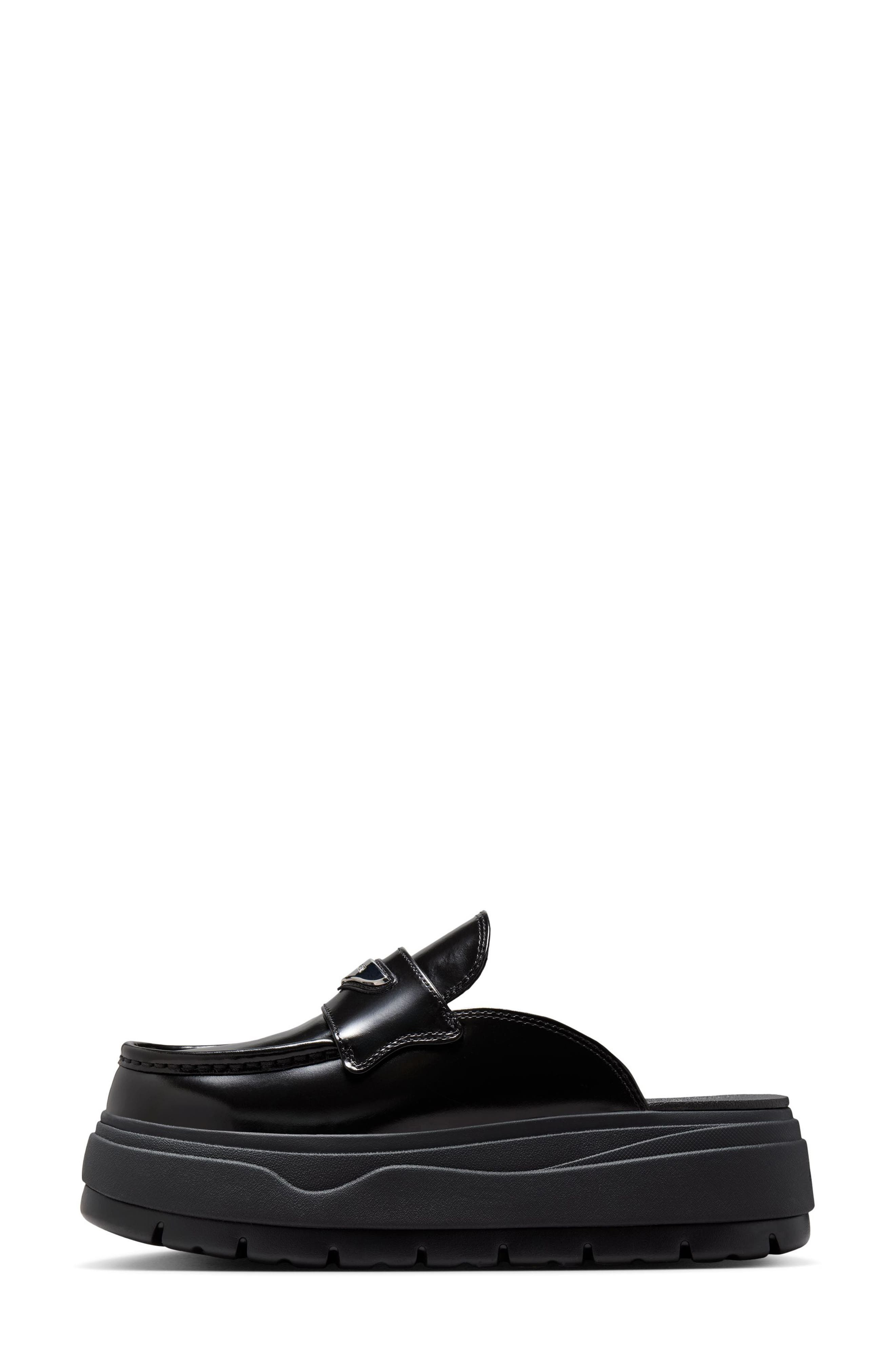 Air Jordan Loafer Mule in Black/Metallic Silver at Nordstrom - 2