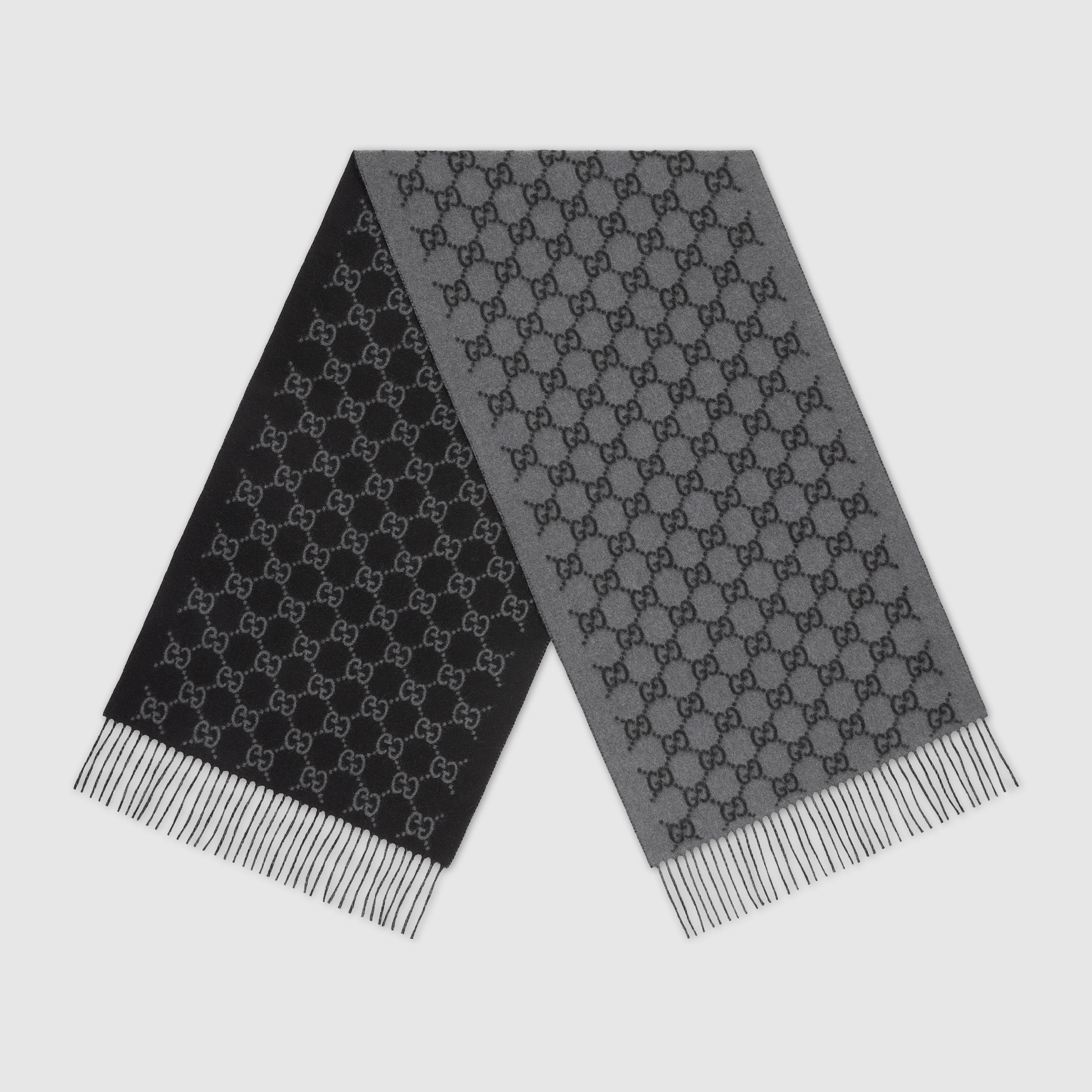 GG cashmere scarf - 2