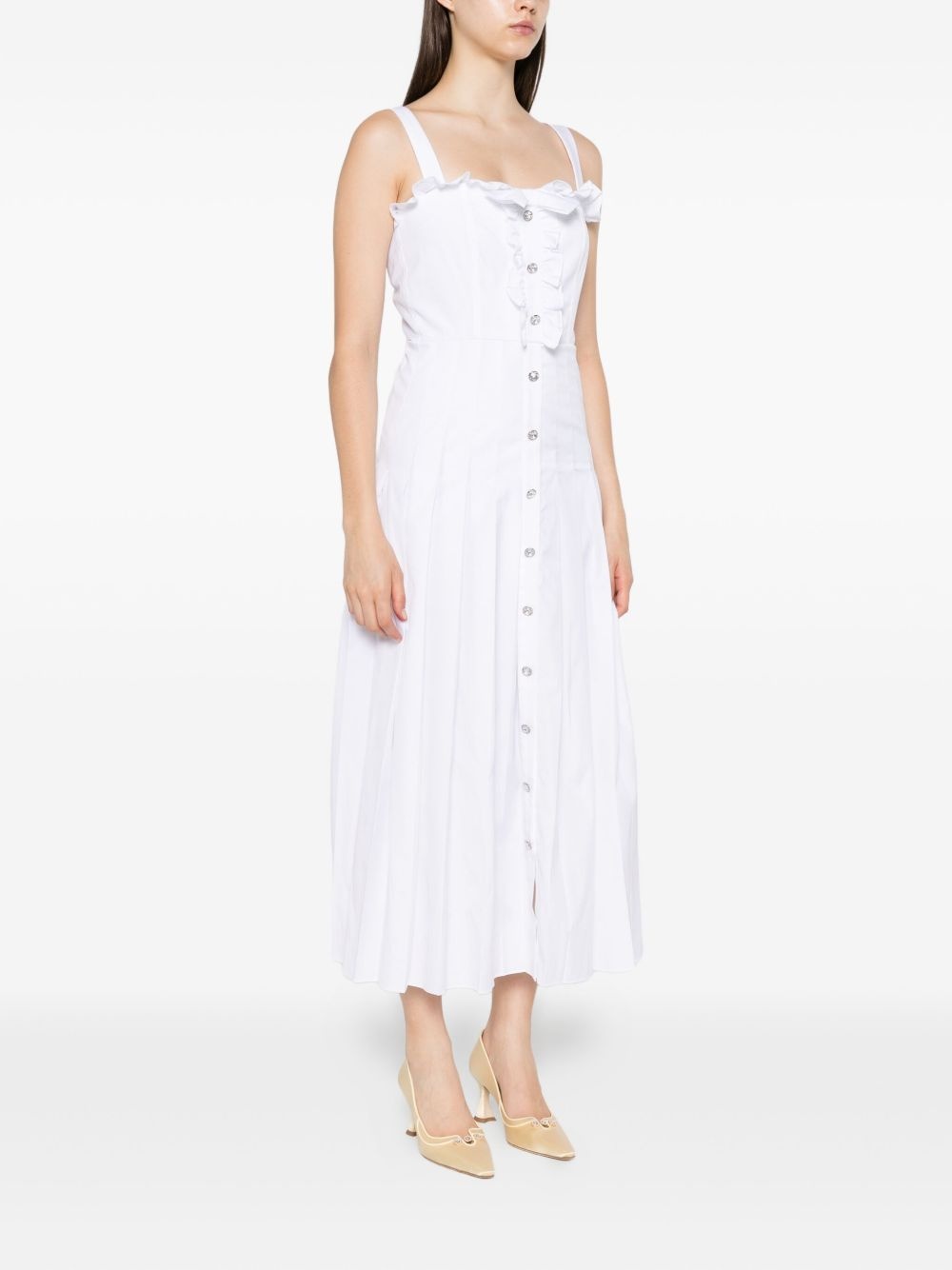 buttoned midi dress - 3