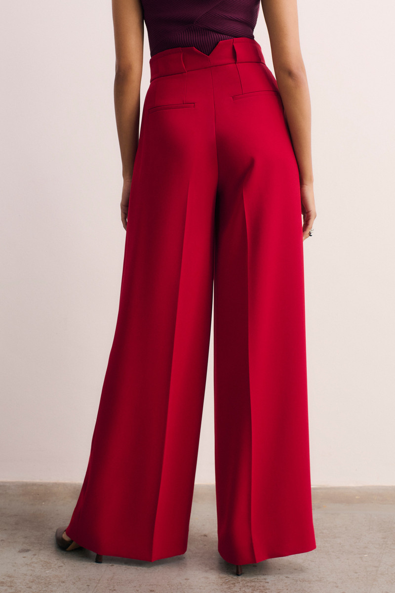 Lyon Crepe Palazzo Trousers 8