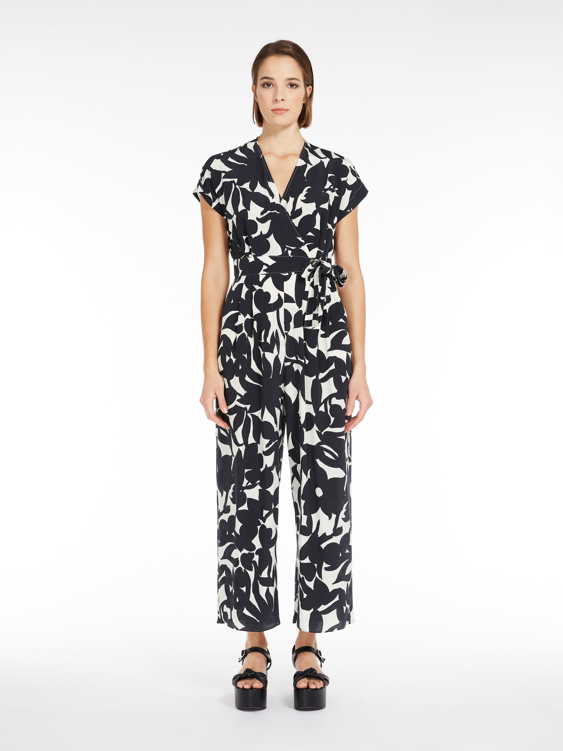 DOLLARO Jumpsuit in printed silk - 3