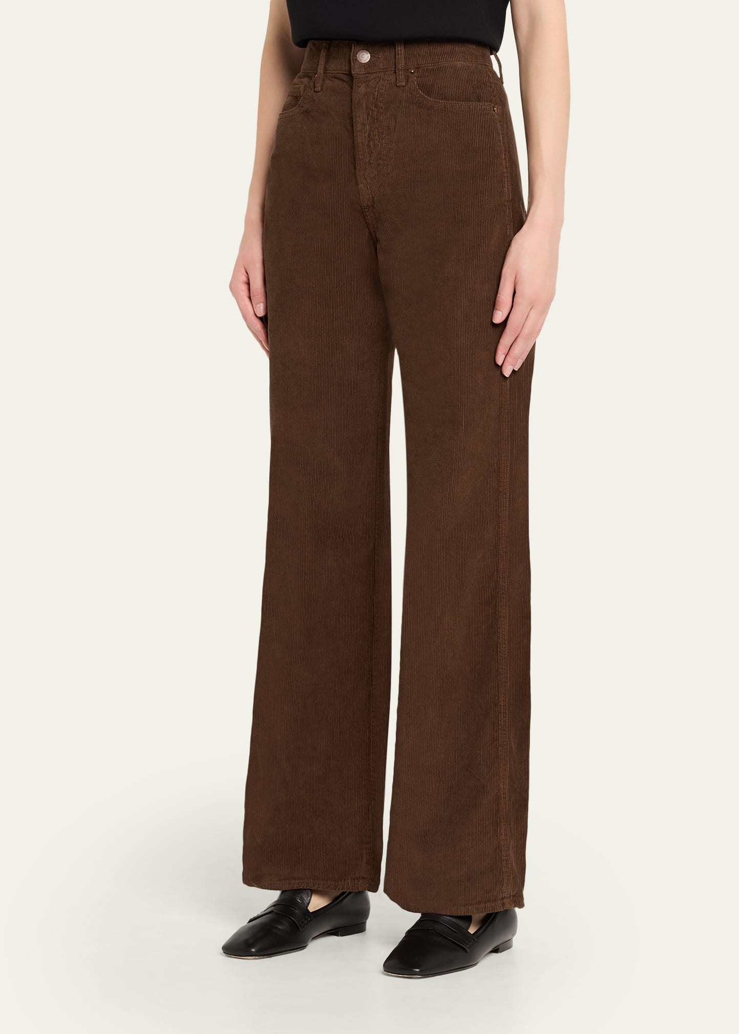 Taylor Corduroy Wide-Leg Pants - 4