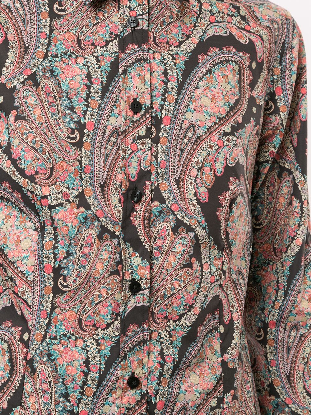 paisley print shirt - 5