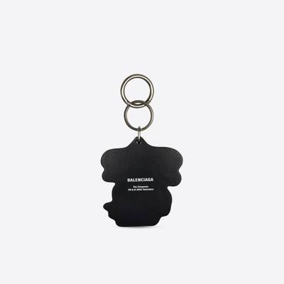 BALENCIAGA Men's The Simpsons Tm & © 20th Television Keychain in Black outlook
