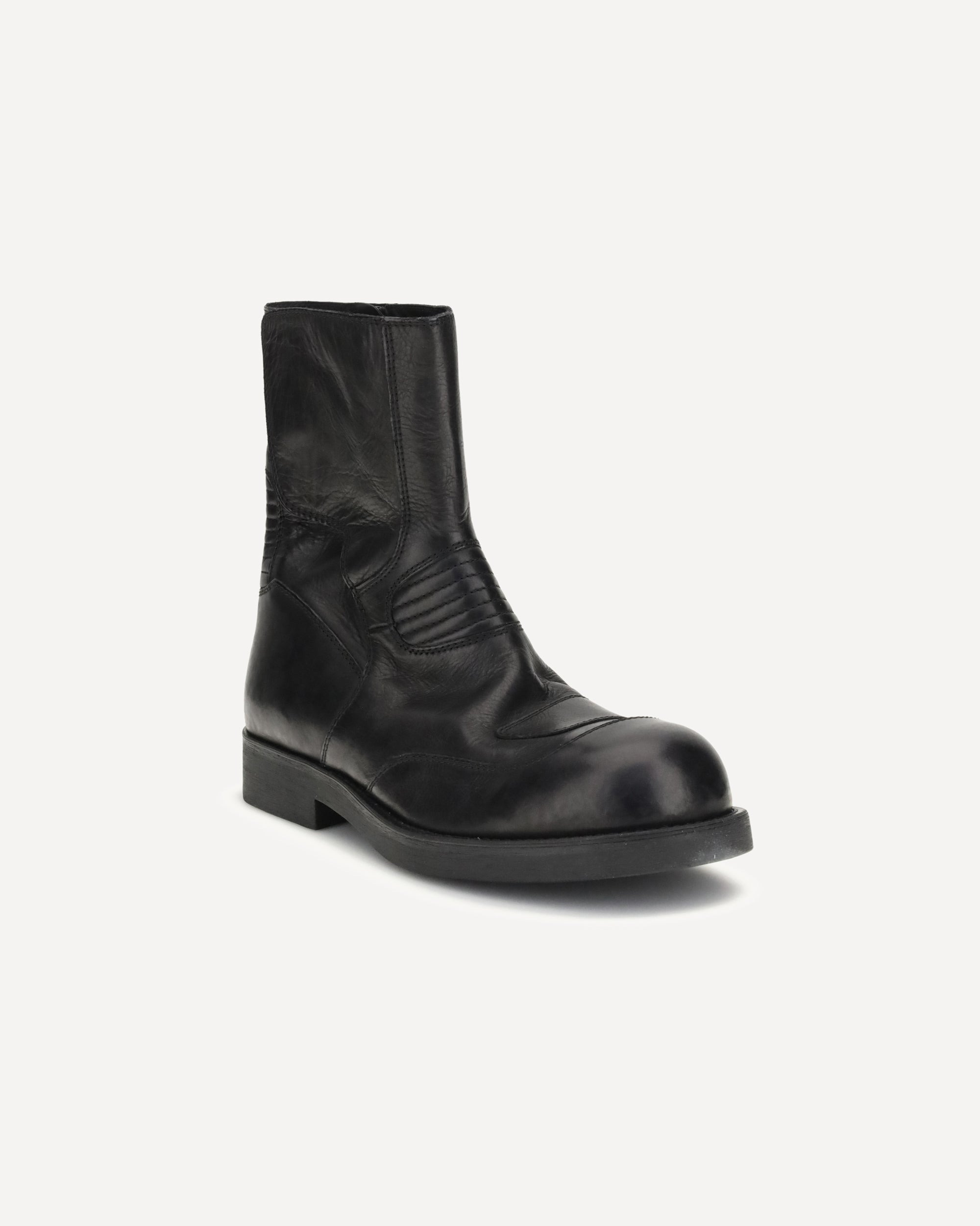 Leather Ankle Boots - 2