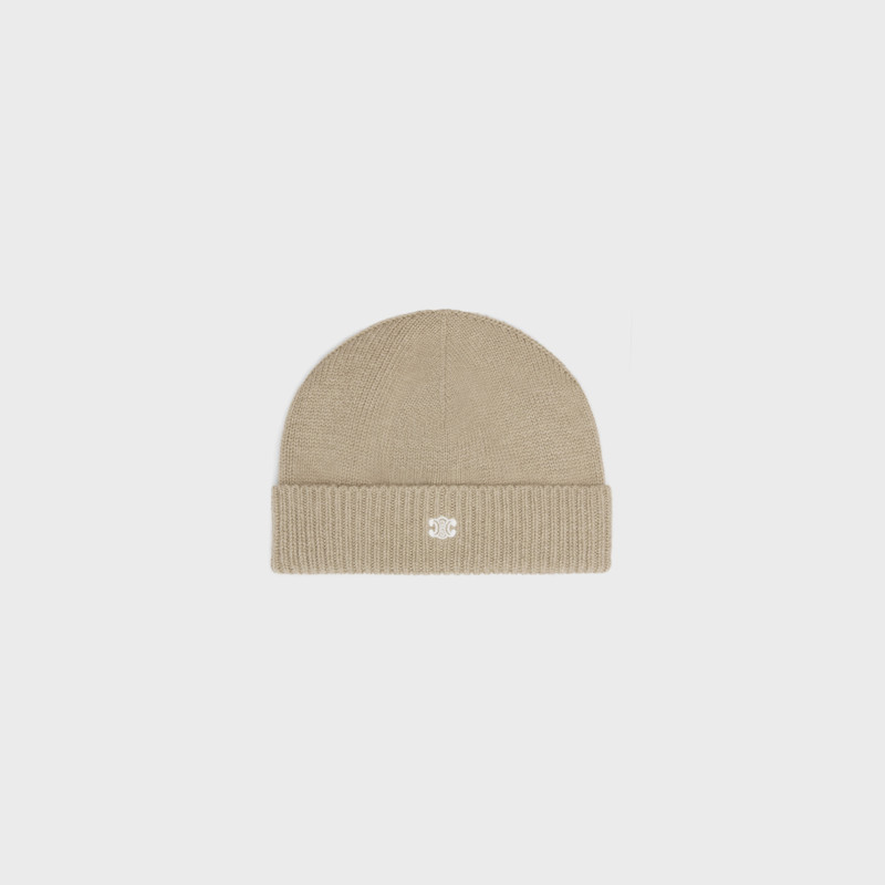 triomphe cap in wool and cashmere 1