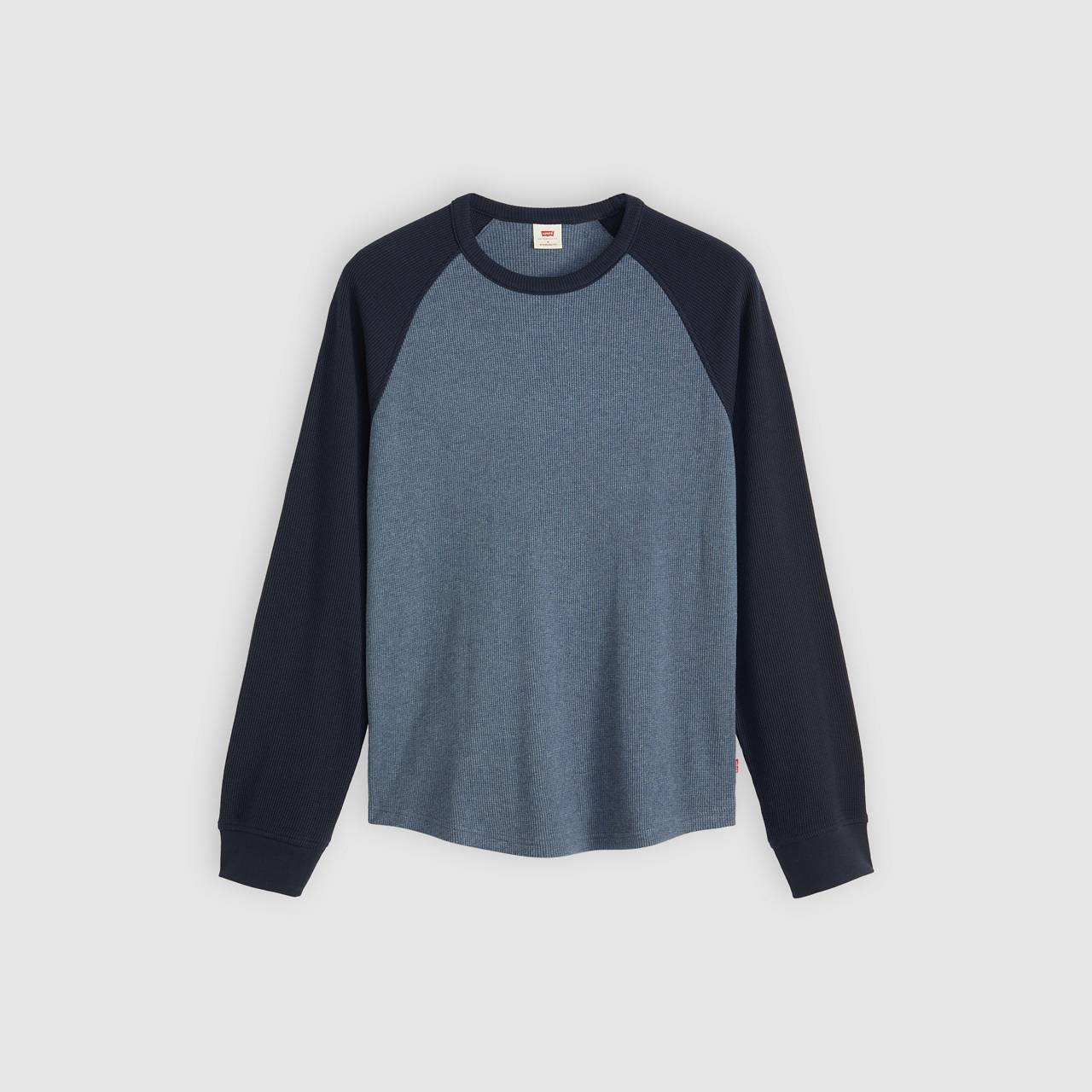 THERMAL RAGLAN CREWNECK T-SHIRT - 1