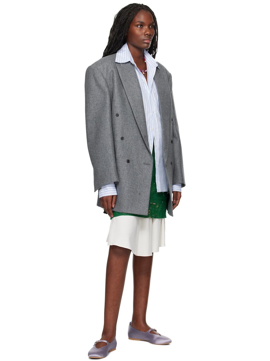 Green Triumph Midi Skirt - 4