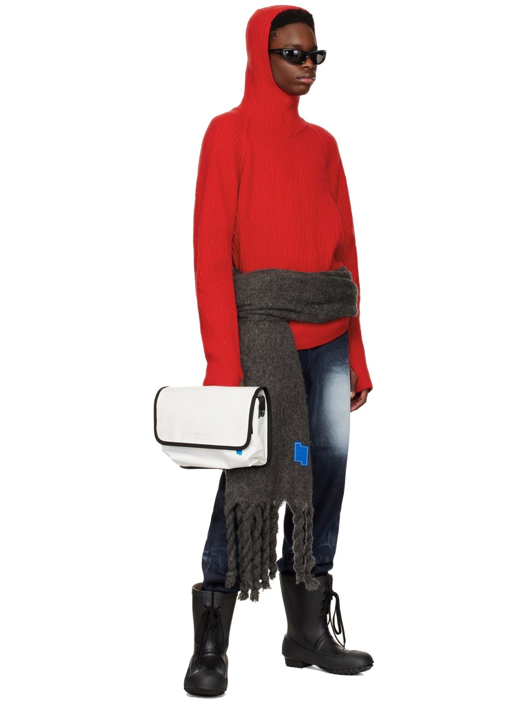 ADER error Red Clava Hoodie | REVERSIBLE