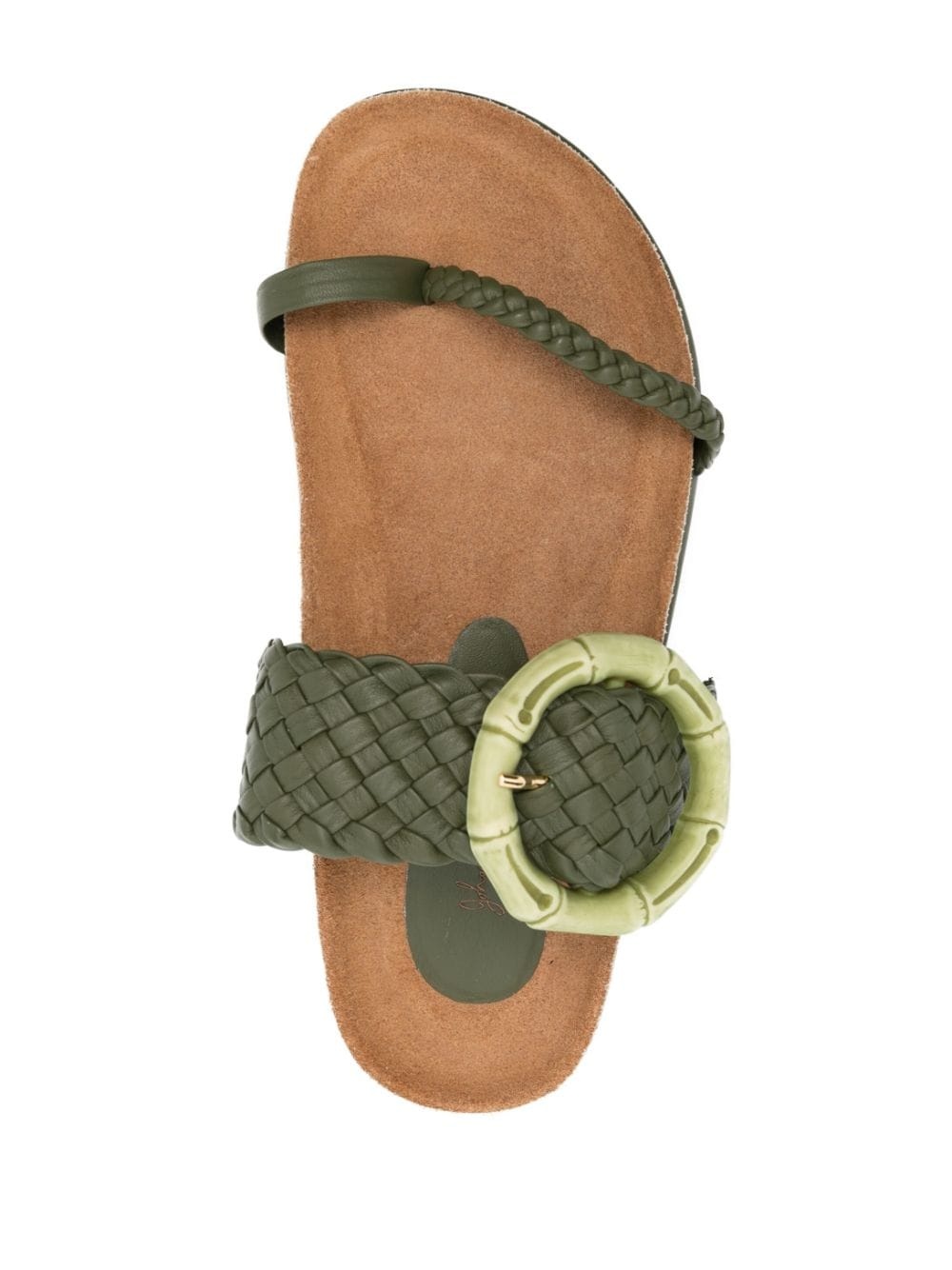 Broadwalk Romance leather slides - 4