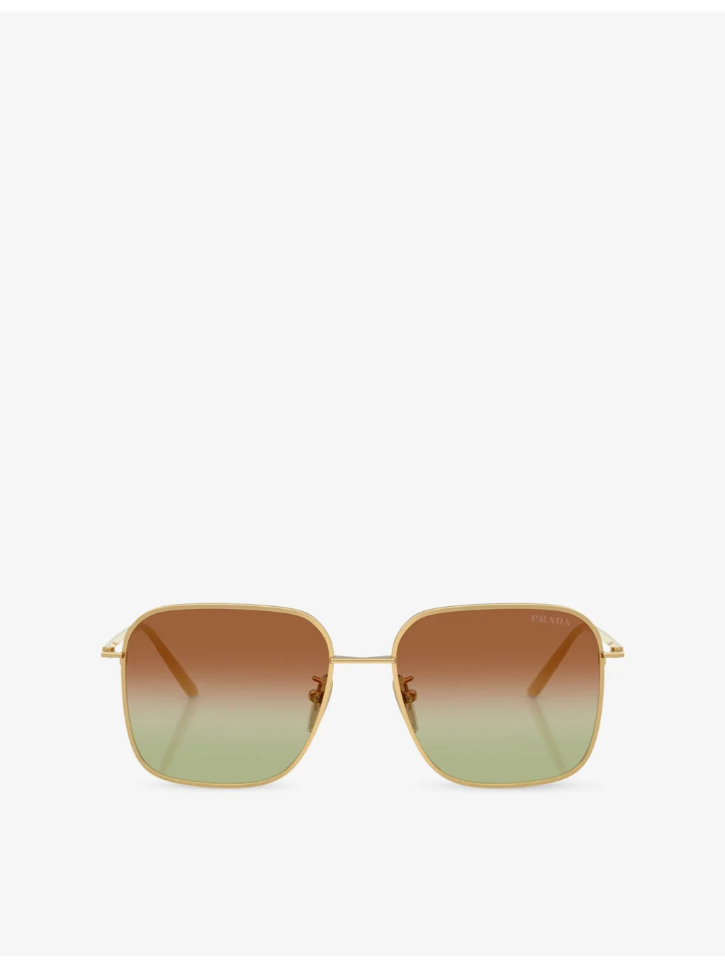 PR C54SD Square-Frame Metal Sunglasses - 1