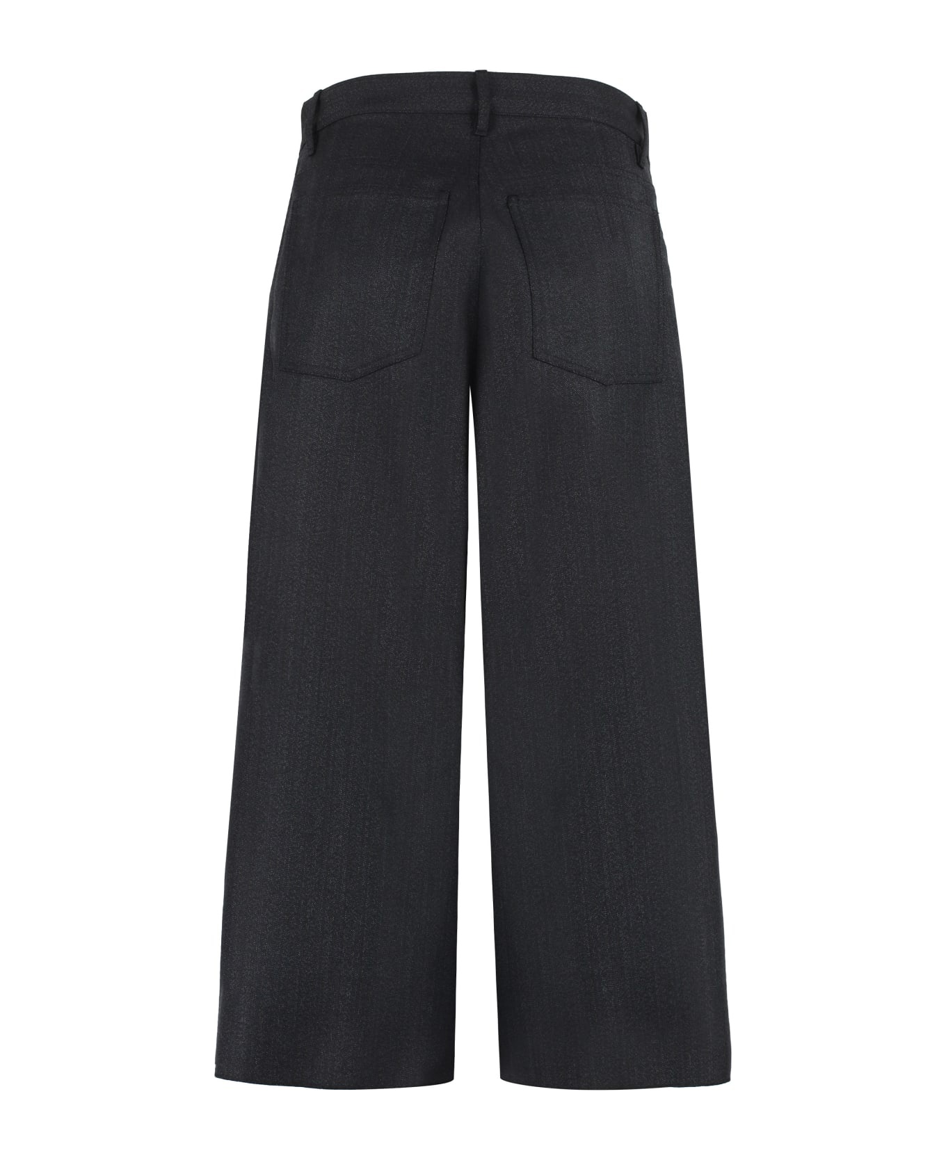 Wool Wide-leg Trousers - 2
