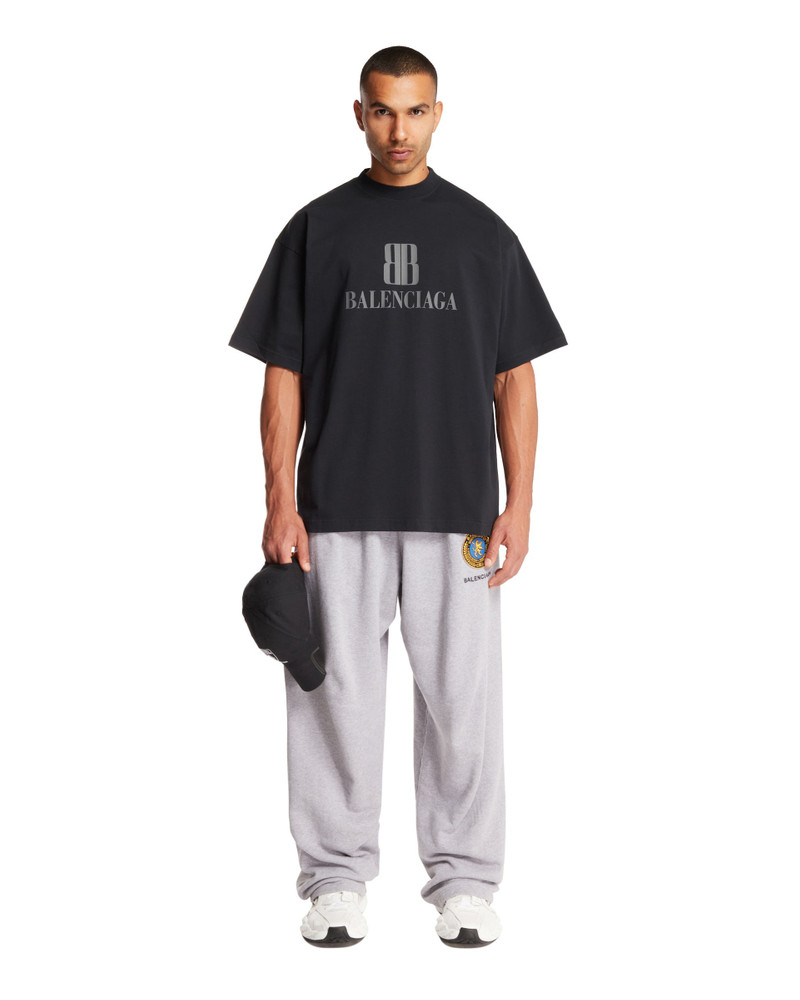 BALENCIAGA Gray Cotton Jogging Trousers outlook