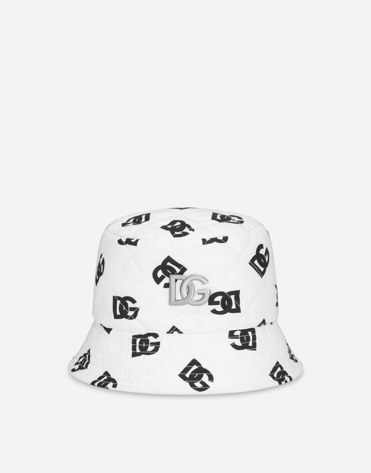 Nylon bucket hat with DG logo print - 1