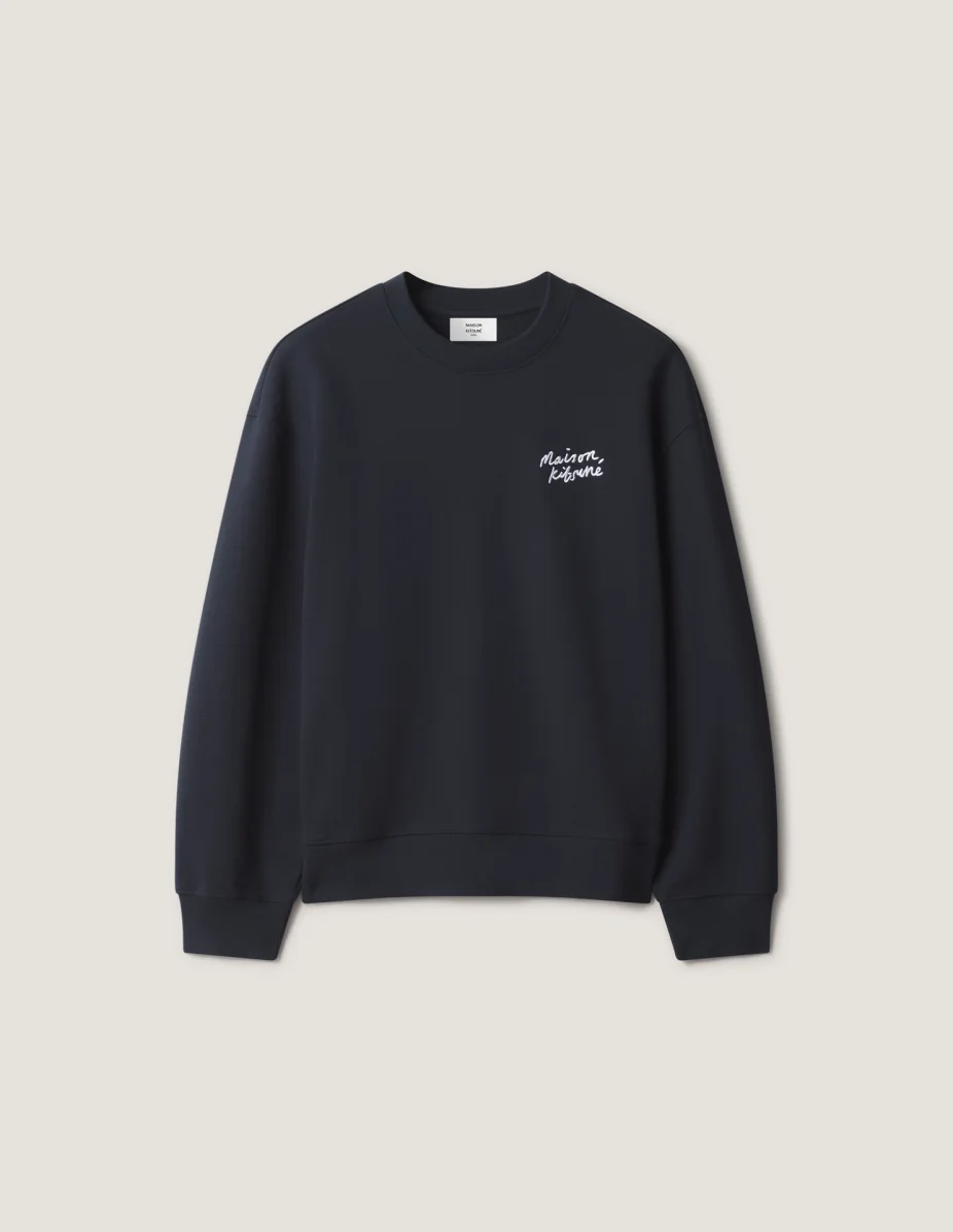 MAISON KITSUNE HANDWRITING COMFORT SWEATSHIRT - 1