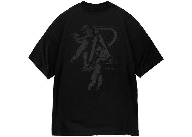 REPRESENT Represent Cherub Initial T-Shirt Shirt Black outlook