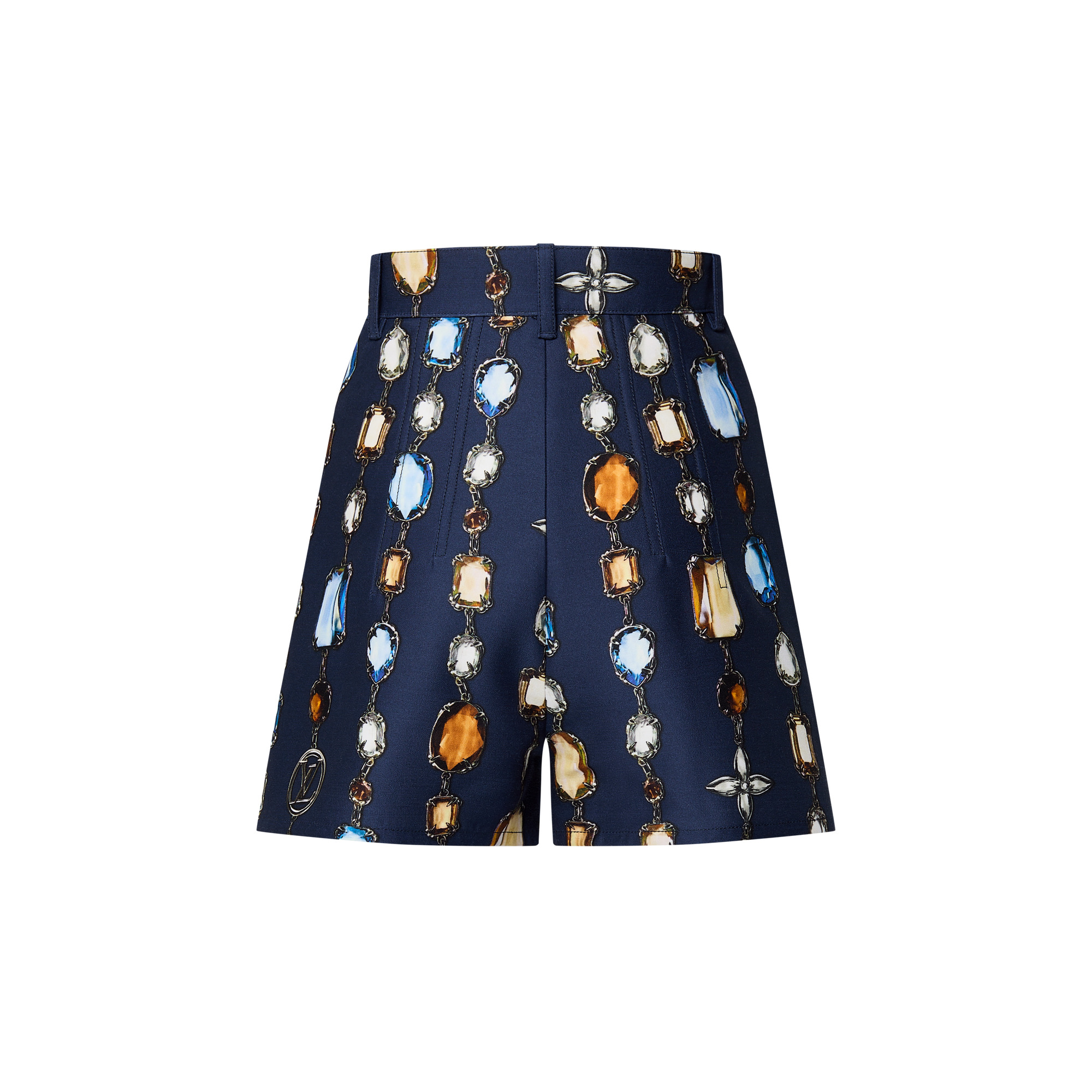 Necklace Print Tailored Shorts - 3