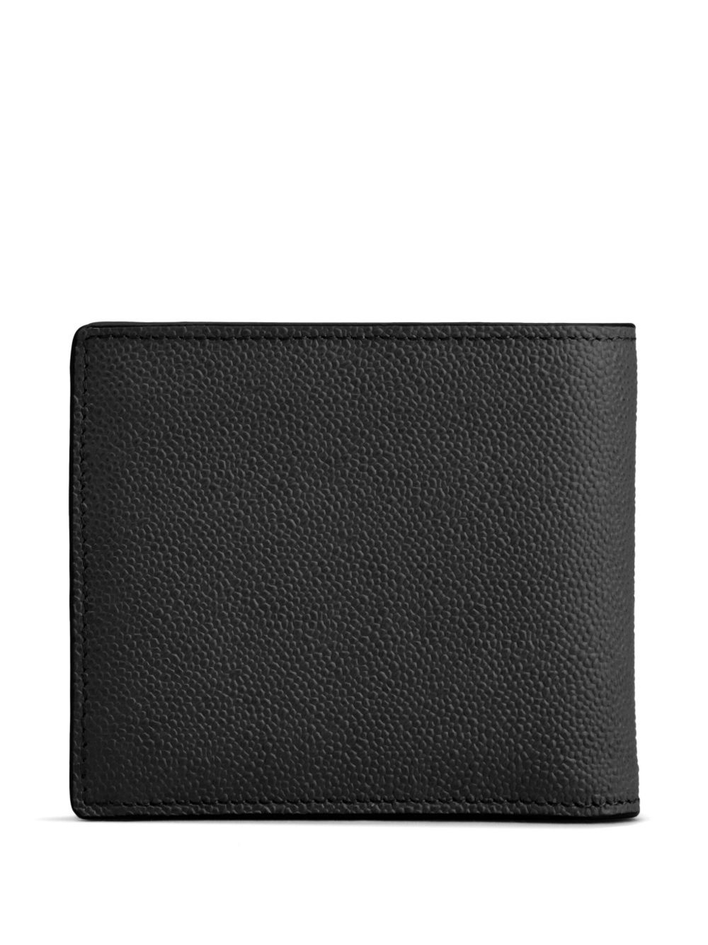 logo-plaque leather wallet - 2