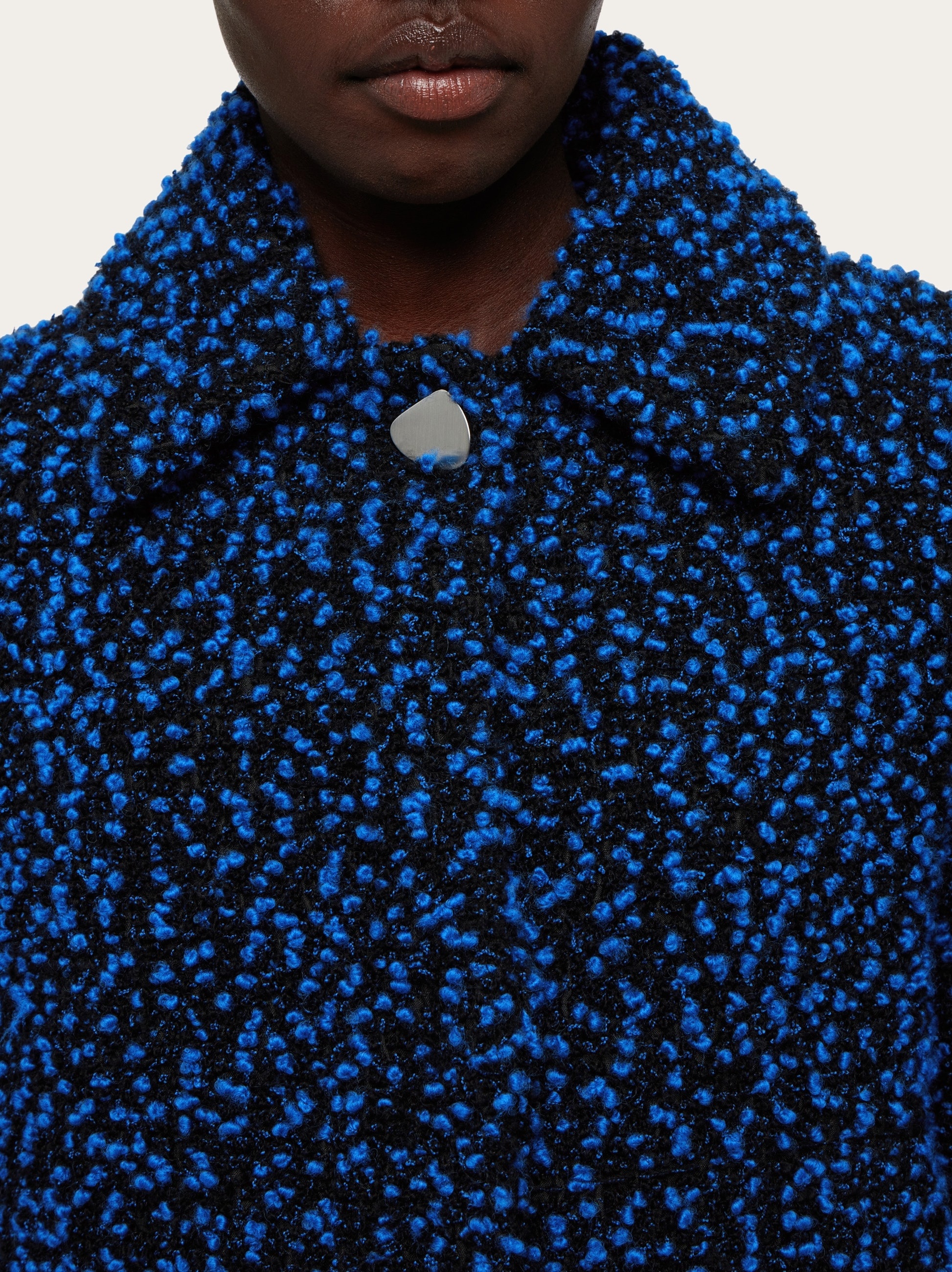 Oversize bouclé coat - 5