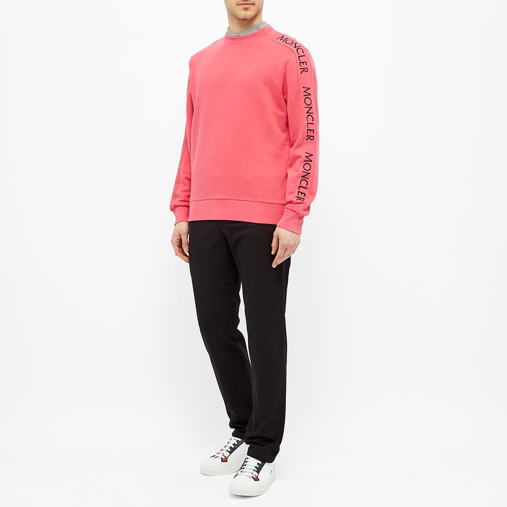 Moncler Embroidered Sleeve Logo Crew Sweat - 6