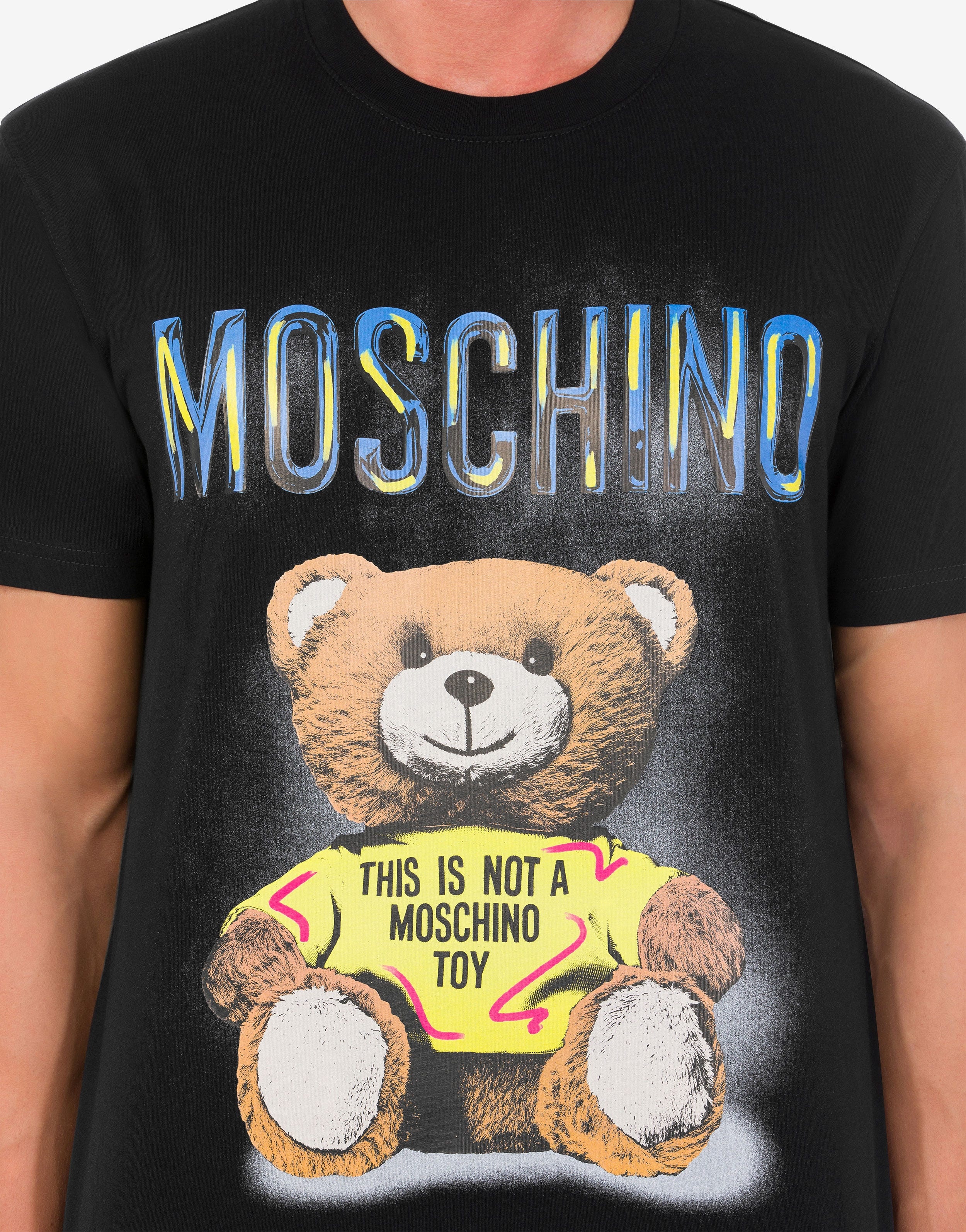 MOSCHINO TEDDY BEAR ORGANIC JERSEY T-SHIRT - 4