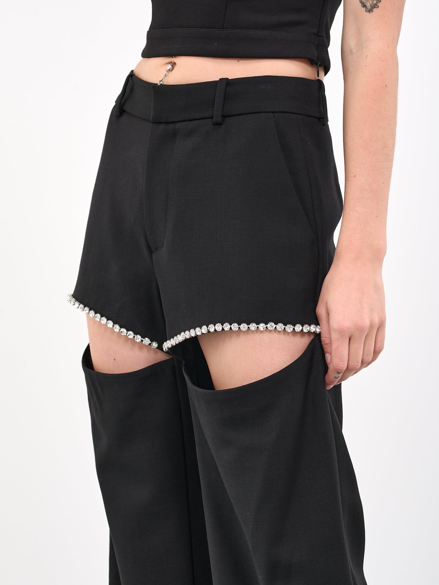 Crystal Slit Trousers - 5