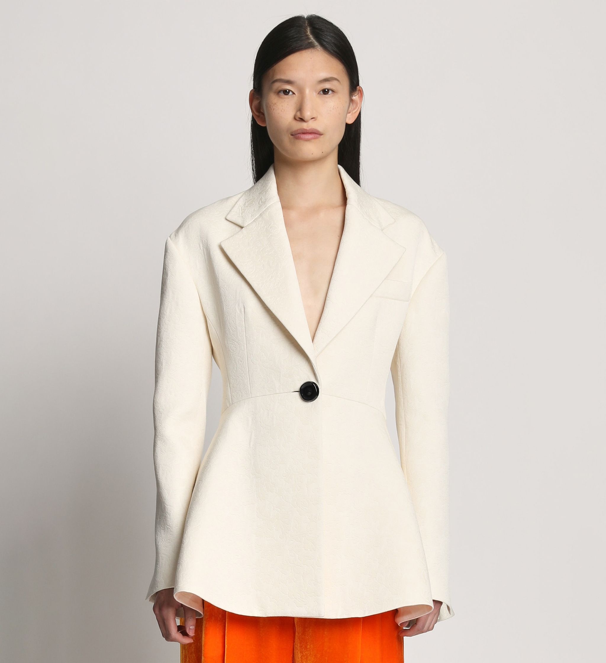 Cotton Wool Jacquard Blazer - 2