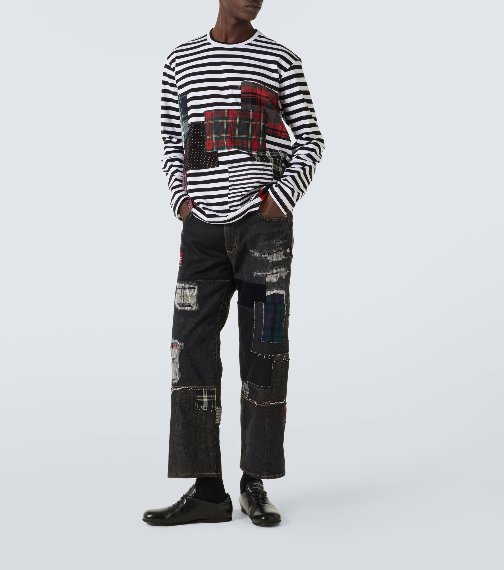 Junya Watanabe MAN x Levi's® patchwork wide-leg jeans
