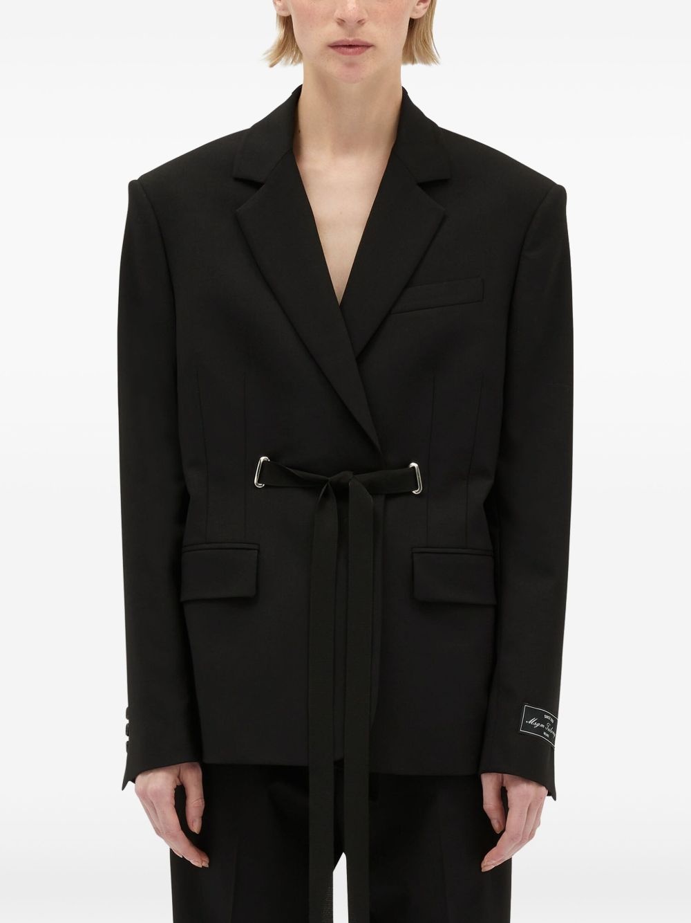 logo-tag blazer - 2