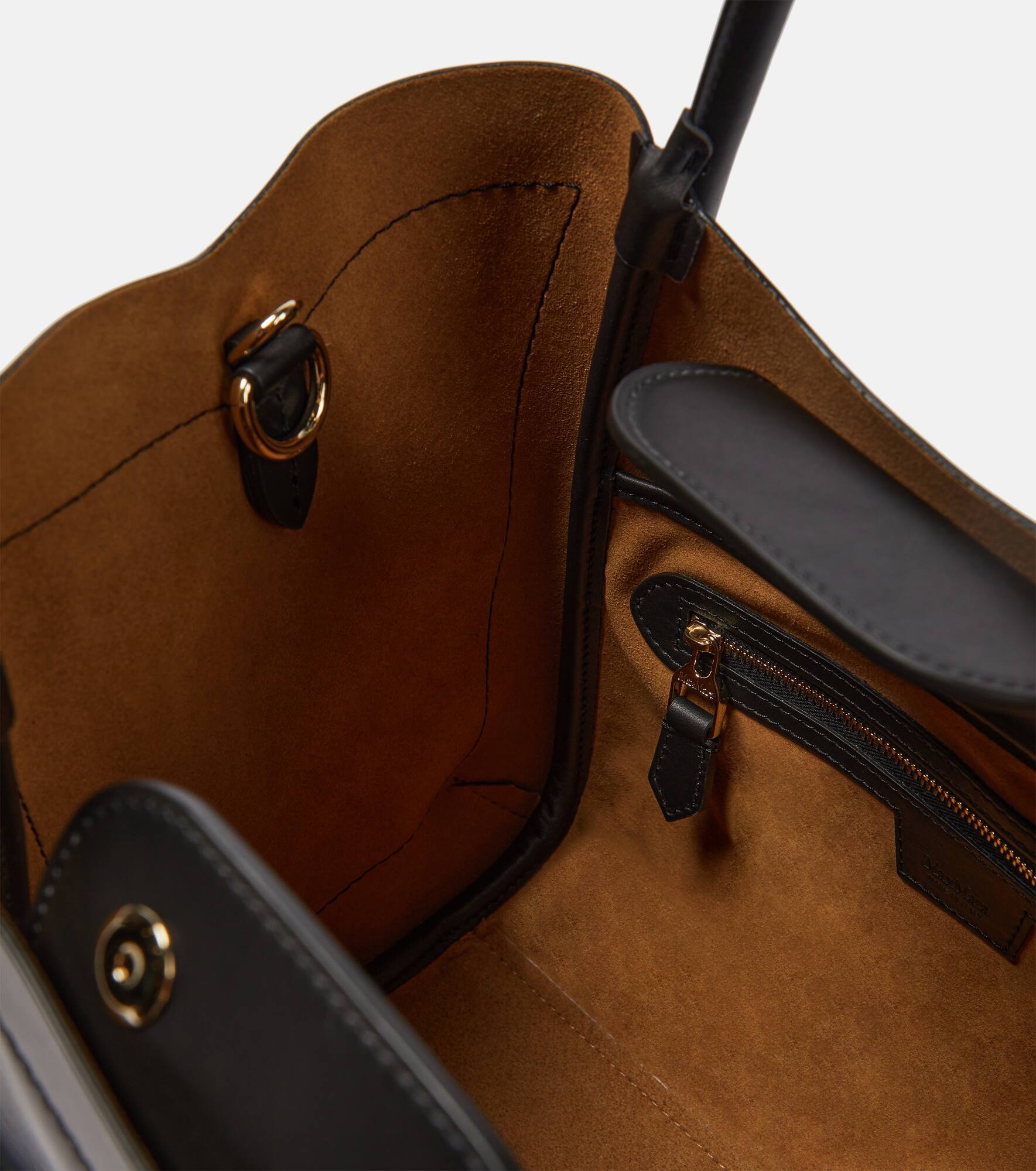 Marine leather tote bag - 3