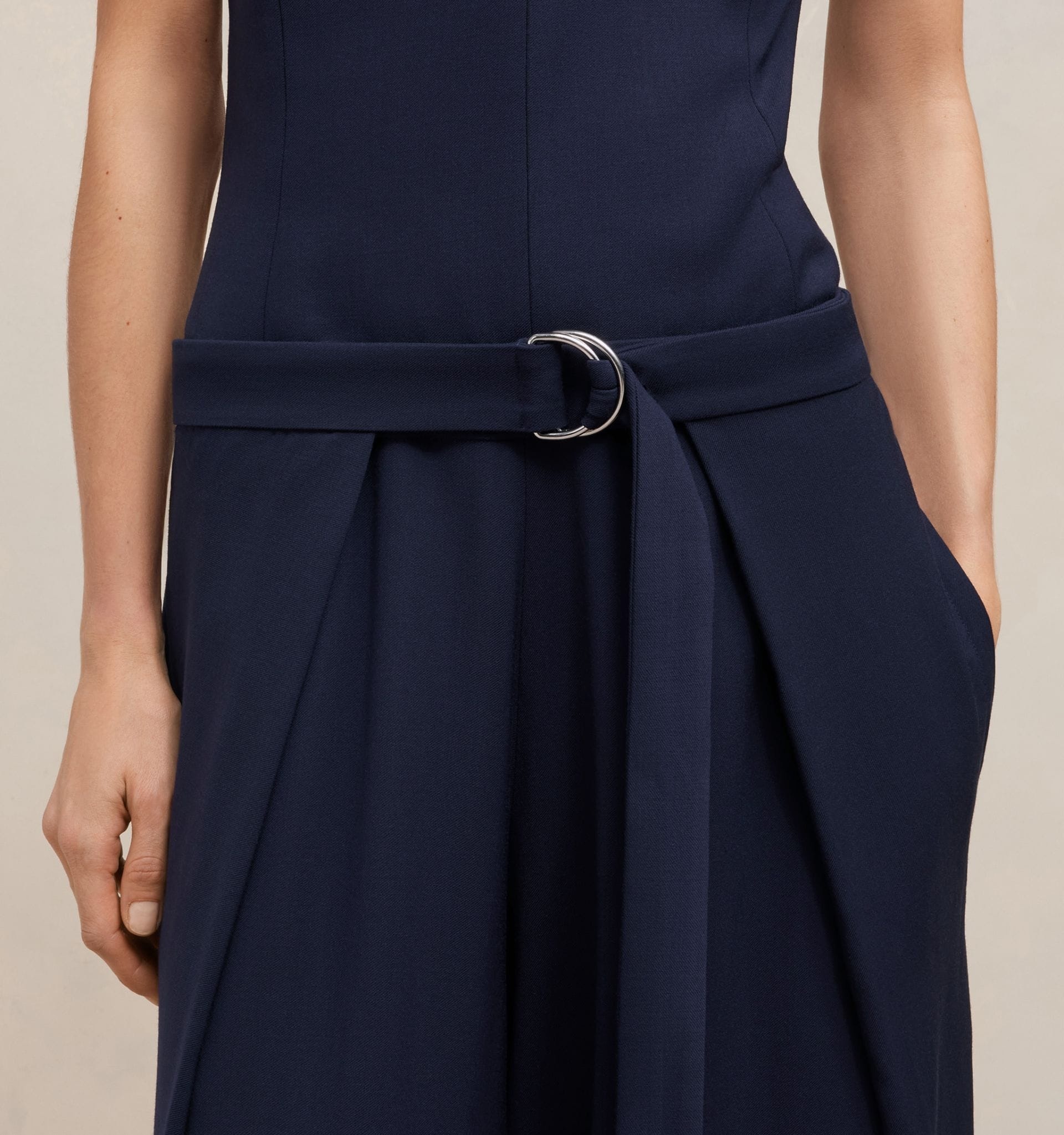 Jumpsuit With Floating Panels - 7