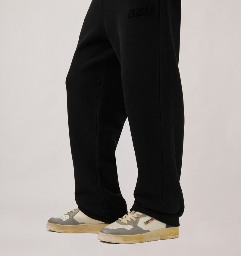 AUTRY MEDALIST LOW SUPER VINTAGE SNEAKERS IN LIMESTONE WHITE AND BLUE LEATHER outlook