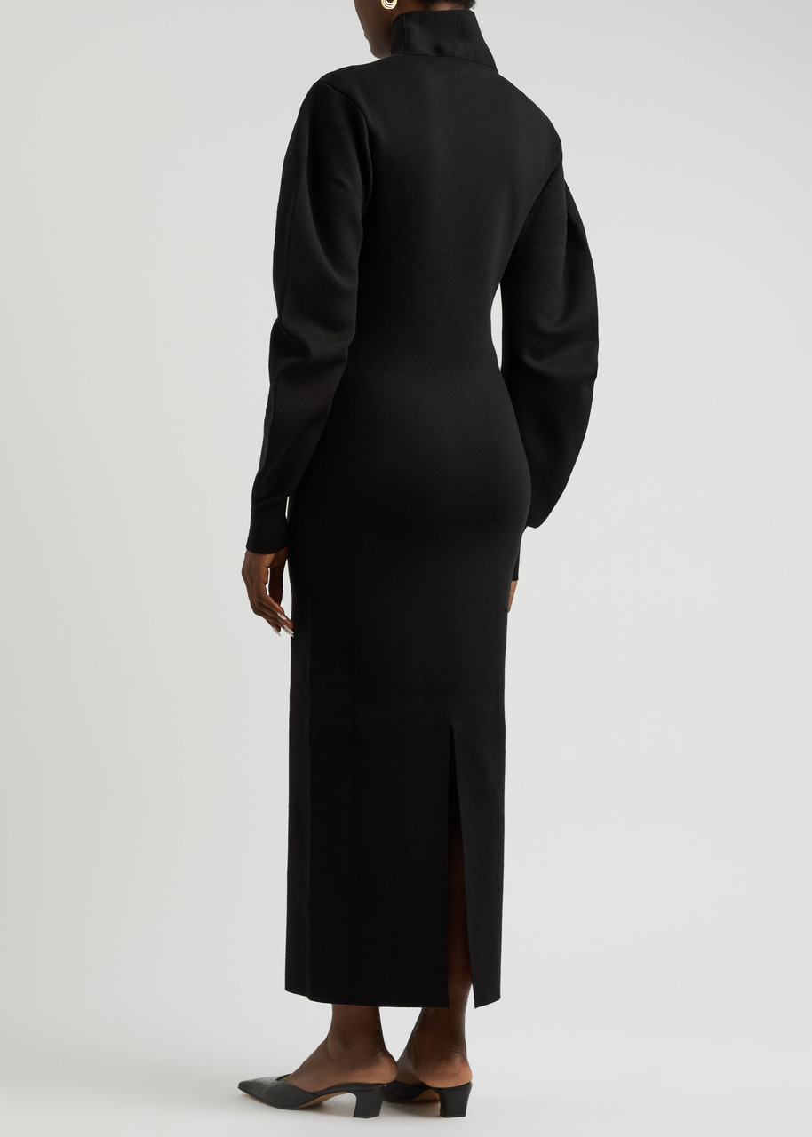 Khaite Storm Wool-blend Maxi Dress - 3