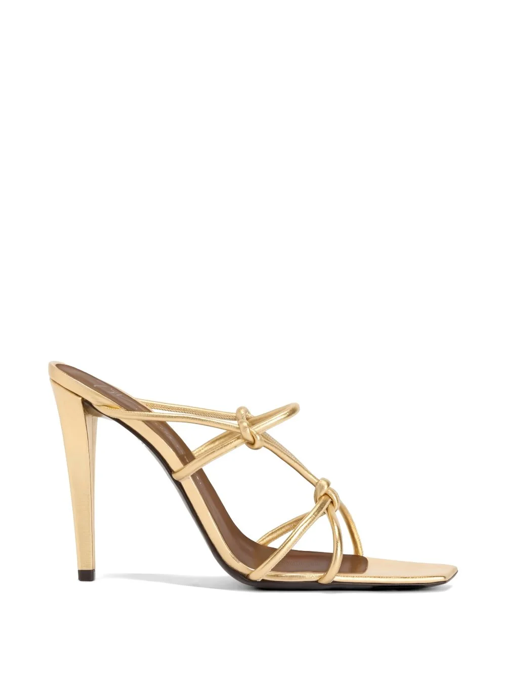 knotted 90mm sandals - 1
