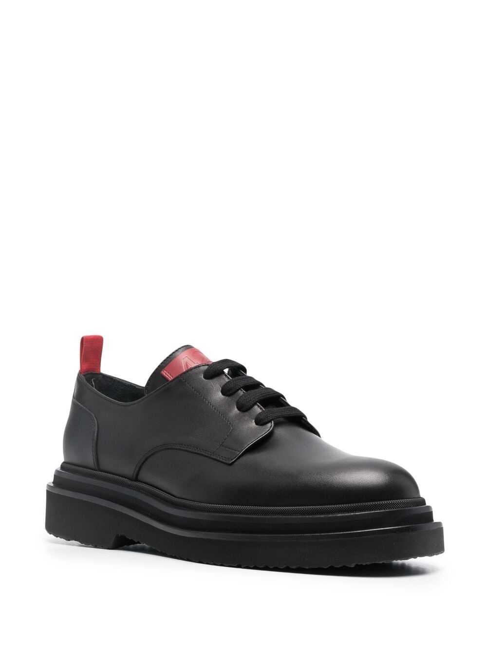 leather lace-up shoes - 2